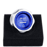 Mugen Power Aluminum Engine Oil Cap Cover for Honda Civic Fit Accord CR-V XR-V Vezel - Blue - Engine Dress Up 2