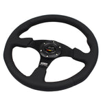 Mugen Steering Wheel Leather Perforated Flat 14 - Steering Wheels 10