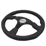 Mugen Steering Wheel Leather Perforated Flat 14 - Steering Wheels 15