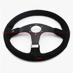 Mugen Suede Racing Steering Wheel JDM 14inch - Top JDM Store