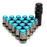PMU Lug Nuts Racing Spec Composite 33mm - Blue / M12x1.25 - Wheel Lug Nuts 10