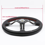 ND Perforated Leather Carbon Fiber Frame Steering Wheel - Top JDM Store