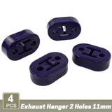 Polyurethane Exhaust Muffler Hangers 4 Piece Set Universal - Blue - Exhaust 9