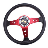 Racing Deep Dish Steering Wheel Universal 14inches 350mm - Steering Wheels 5
