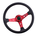 Racing Deep Dish Steering Wheel Universal 14inches 350mm - Steering Wheels 3
