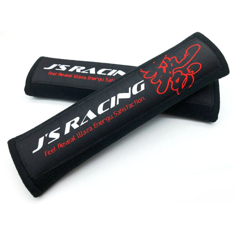 J’s Racing Seat Belt Pads - Black