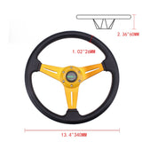 Racing Steering Wheel Universal 13inches 340mm - Steering Wheels 7