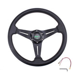 Racing Steering Wheel Universal 13inches 340mm - Black - Steering Wheels 12