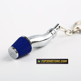 J’s Racing Tsuchinoko High Flow Air Intake Filter Keychain - Blue - Intake 11