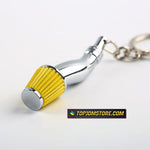 J’s Racing Tsuchinoko High Flow Air Intake Filter Keychain - Yellow - Intake 9