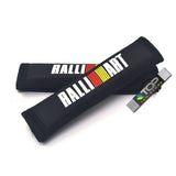 Ralliart Comfort Seat Belt Pads - Black - Seat Belt Pads 1