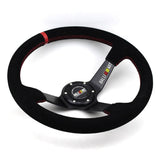 Ralliart Steering Wheel Suede Deep Dish 14 - Steering Wheels 4