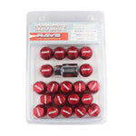 Rays Dura Nut Lug Nuts Lightweight - Red / M12 x 1.25 - Wheel Lug Nuts 7