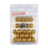 Rays Dura Nut Lug Nuts Lightweight - Gold / M12 x 1.25 - Wheel Lug Nuts 14