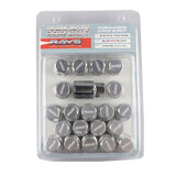 Rays Dura Nut Lug Nuts Lightweight - Silver / M12 x 1.25 - Wheel Lug Nuts 16