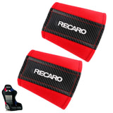 RECARO BRIDE Racing Bucket Seat Protective Pads - Carbon Fiber / Red - car accessories