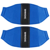RECARO BRIDE Racing Bucket Seat Protective Pads - Carbon Fiber / Blue - car accessories