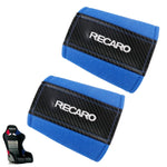 RECARO BRIDE Racing Bucket Seat Protective Pads - Carbon Fiber / Blue - car accessories