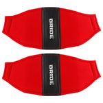 RECARO BRIDE Racing Bucket Seat Protective Pads - Leather / Red - car accessories
