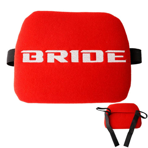 RECARO BRIDE Racing Bucket Seat Tuning Pad for Head Cushion Rest - Red - car accessories