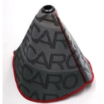 JDM RECARO Canvas Shift Boot Cover with Red Stitching - Top JDM Store