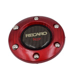 RECARO Horn Button - Carbon Fiber Red - horn button