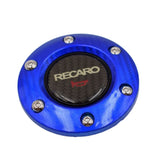 RECARO Horn Button - Carbon Fiber Blue - horn button