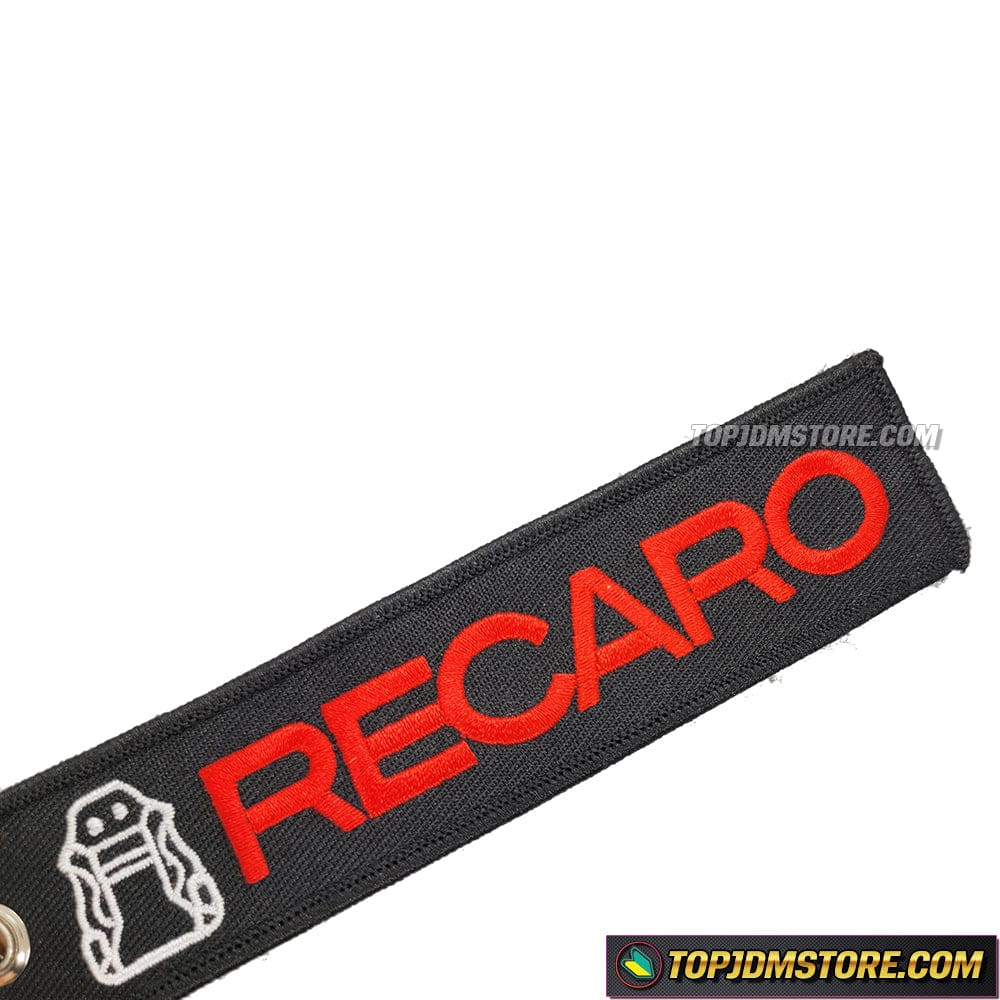 Recaro Keychain Embroidered Jet Tag Ring – Top JDM Store