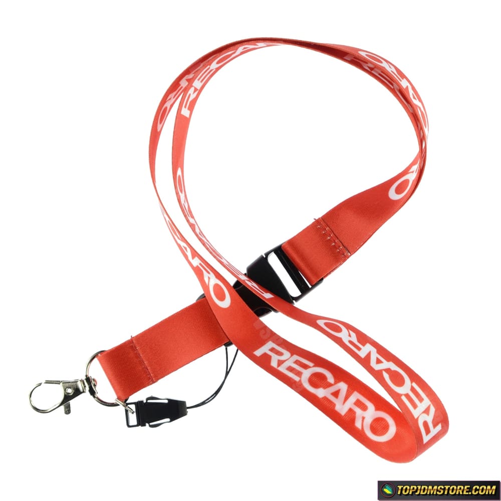 Recaro Lanyard Red - Top JDM Store