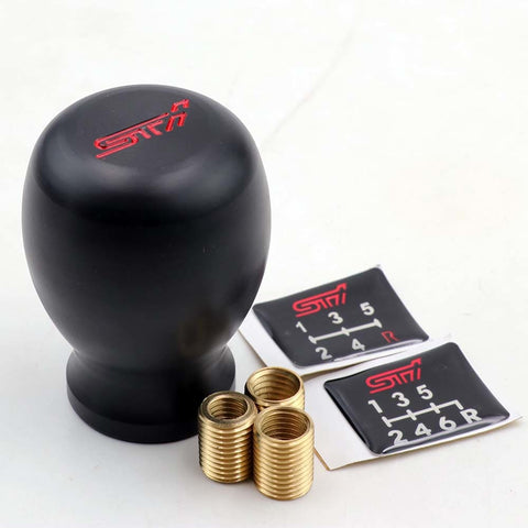 STI Resin Manual Shift Knob - Black - Knobs