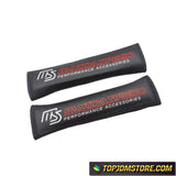 MS Seat Belt Pads Cotton - Black - Seat Belt Pads 1