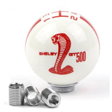Shelby Cobra GT500 Round Gear Shift Knob MT 5 Speed - White and Red - Shift Knobs 9