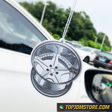 Silver Star 5 Spoke Rims Aftermarket Air Freshener - Air Fresheners 1