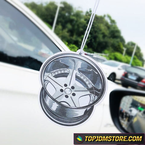 Silver Star 5 Spoke Rims Aftermarket Air Freshener - Air Fresheners 1