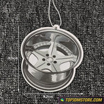 Silver Star 5 Spoke Rims Aftermarket Air Freshener - Air Fresheners 2