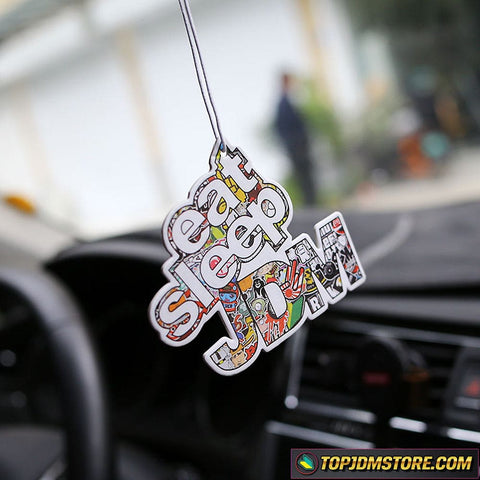 Eat Sleep JDM Grafitti Air Freshener - Fresheners