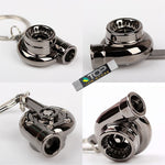 Sleeve Bearing Turbo Keychain - Black Gunmetal - Keychains 10