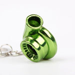 Sleeve Bearing Turbo Keychain - Metallic Green - Keychains 4