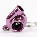 Sleeve Bearing Turbo Keychain - Metallic Purple - Keychains 2