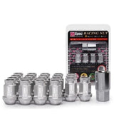 D1 Spec Racing Lug Nuts 40mm - Silver / M12x1.25 - Wheel Lug Nuts 10