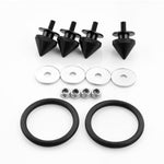 Spiked Quick Release Bumper Hatch Lid Fasteners Kit - Black - fastener 2