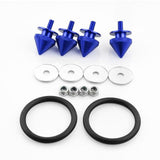 Spiked Quick Release Bumper Hatch Lid Fasteners Kit - Blue - fastener 5