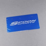 Spoon Sports Tuner JDM License Plate - Blue