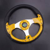 Sport Racing Steering Wheel 14inch 6 Bolt - Steering Wheels 11