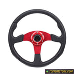 JDM Steering Wheel MOMO Racing - Red - Steering Wheels 3