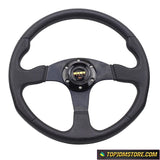 JDM Steering Wheel MOMO Racing - Black - Steering Wheels 1