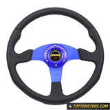 JDM Steering Wheel MOMO Racing - Blue - Steering Wheels 8