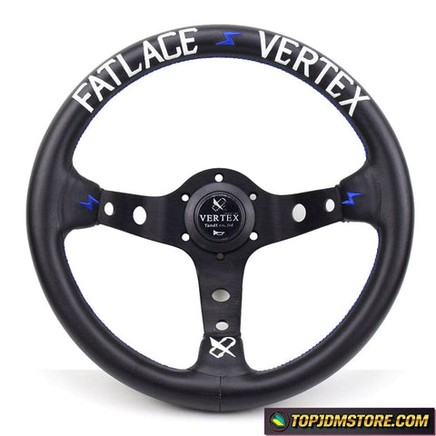 vertex steering wheel,aftermarket steering wheel,jdm steering wheel,leather steering wheel,racing steering wheel,tuner steering wheels,rally steering wheel,fatlace steering wheel,king of vertex steering wheel