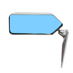 F1 Style Blue Burned Racing Car Side Mirrors Blue Cover - Top JDM Store