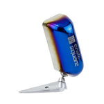 F1 Style Blue Burned Racing Car Side Mirrors Blue Cover - Top JDM Store